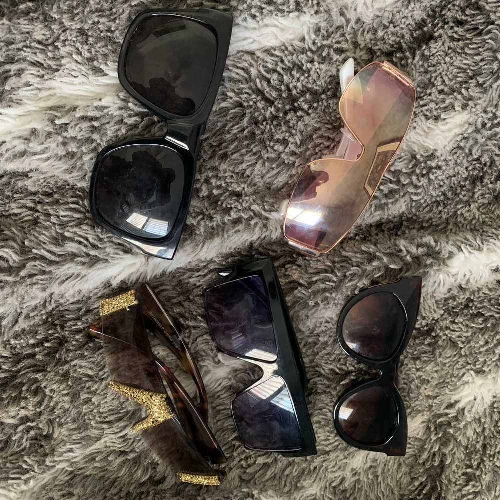 Funky stylish sunglasses, big framed